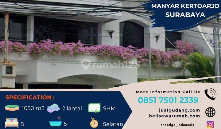 Dijual Rumah Manyar Kertoarjo 9 Menit Ke Stasiun Gubeng