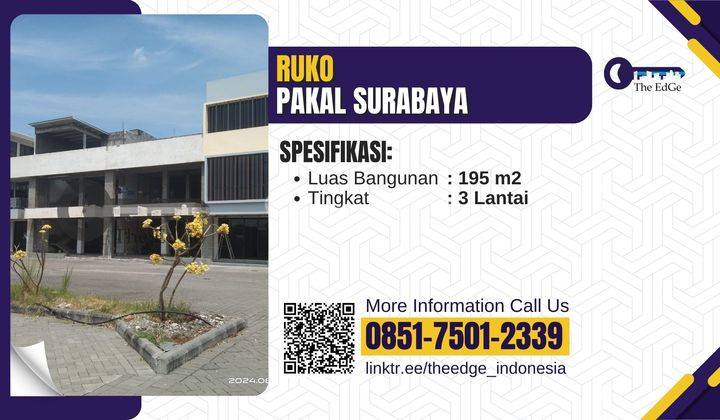 Sewa Ruko Baru Pakal Ada Lift Barang Surabaya The Edge 1