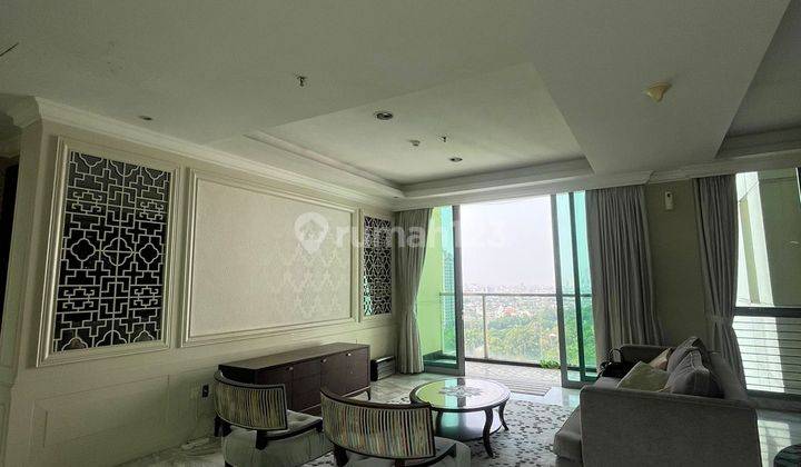 For Sale Apartement Senayan City Residences 2br Furnish Golf View 2