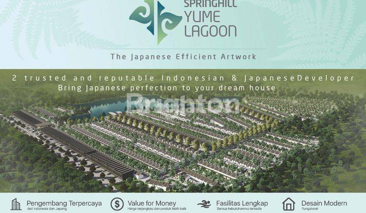 RUMAH SPRINGHILL YUME LAGOON Suradita Tangerang 1