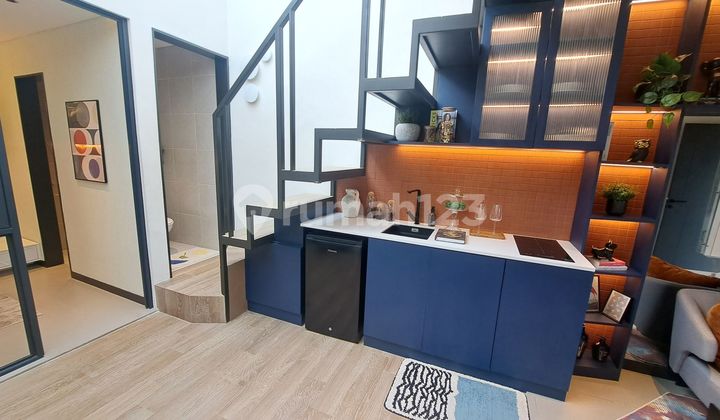 Two-story house with a Japanese concept located in a strategic business center, 5 minutes to Gading Serpong. 2