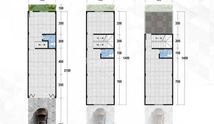 Rumah Baru 3 Lantai di Jalan Pelita 1 - Sutomo Ujung 2