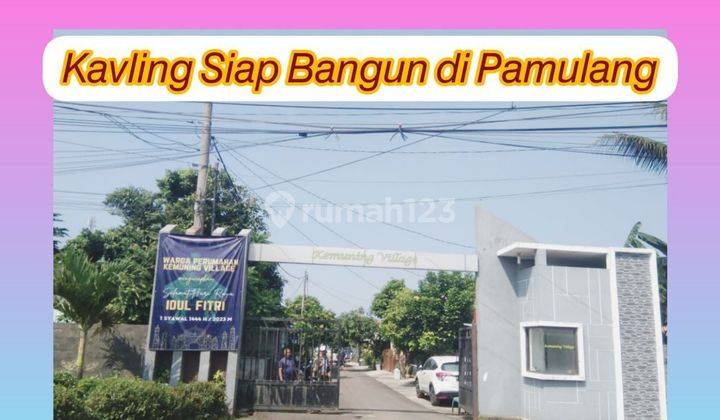 Investasi tanah kavling strategis dekat tol stasiun Pamulang  2