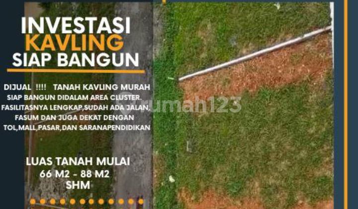 Cheap land plots in Cibubur near toll road, mall, Mekarsari, Cileungsi.