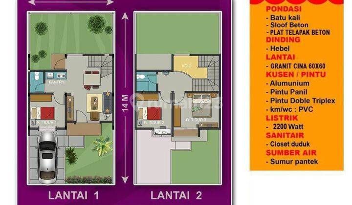 Rumah perumahan syariah murah Cileungsi Bogor dekat tol  2