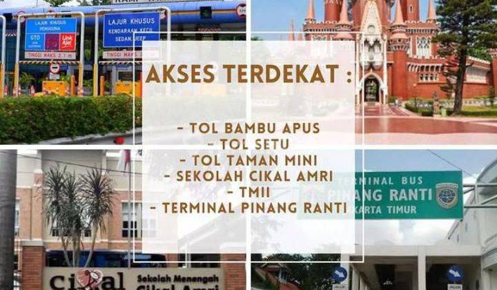 Rumah jakarta timur 650 juta strategis dekat tol bambu APUS  2