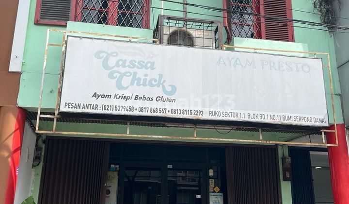 Ruko strategis pasar modern BSD Serpong Tangerang Selatan