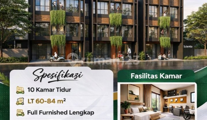 Promo: Premium Boarding House 40 Meters from University of Indonesia (UI) Campus Depok. Fully Furnished and All-Inclusive. 1