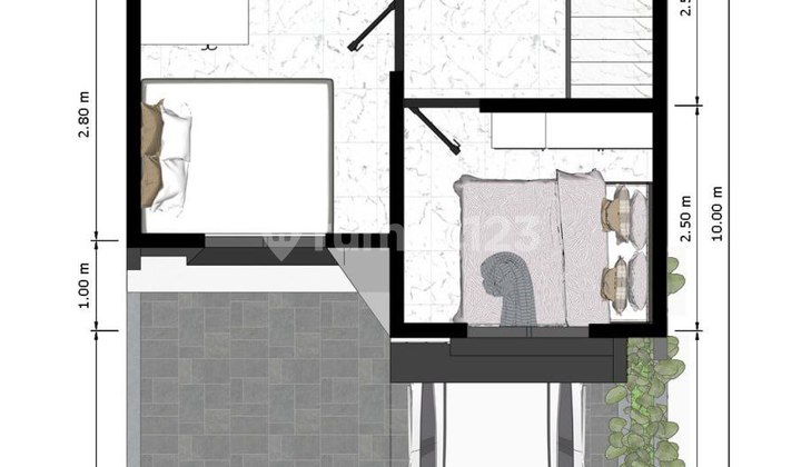 Townhouse in Bogor City Near Puncak Toll Road Station Terminal 2