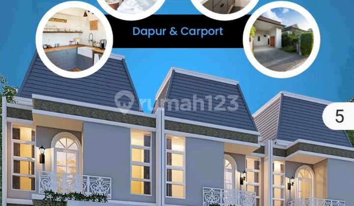 Rumah Townhouse Syariah Pamulang Tangerang Selatan Dekat Tol Alun 2