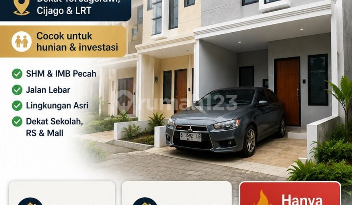 Rumah Townhouse 700 Juta Cimanggis Depok Dekat Tol Stasiun Rumah Townhouse 700 Juta Cimanggis Depok Dekat Tol Stasiun