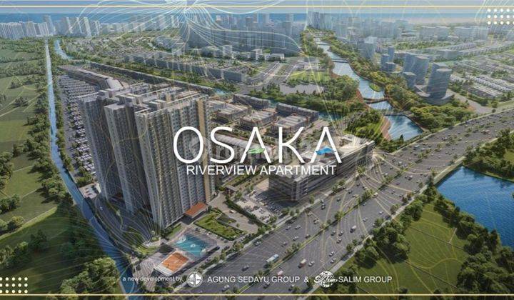 Jual 2 Bedroom Osaka Riverview Full Furnish Murah 29M2 1