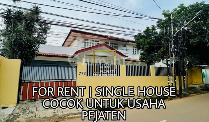 Rumah Sewa Pejaten Cocok Untuk Kantor, Usaha dan Cafe