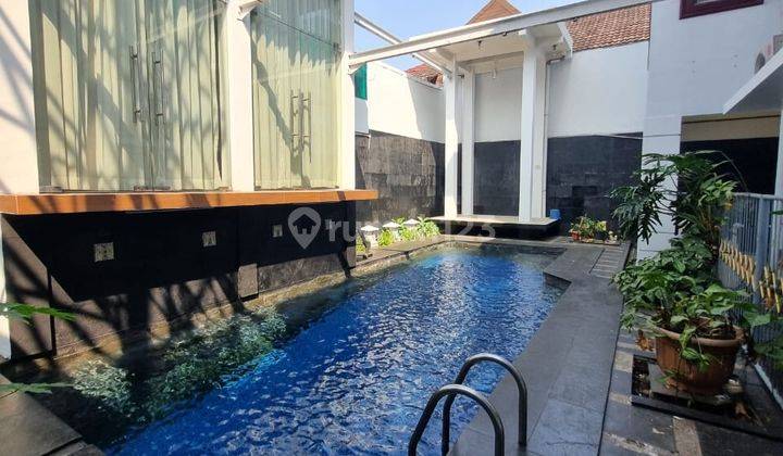 Rumah Sewa Ampera Private Pool Bisa Untuk Kantor  1