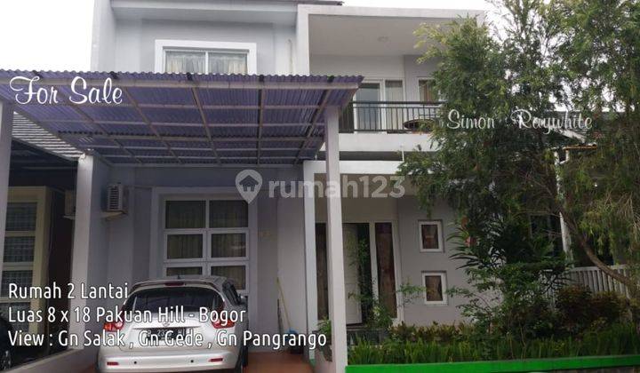 Dijual Rumah 2 Lt - View 3 Gunung - Pakuan Hill - Bogor  1