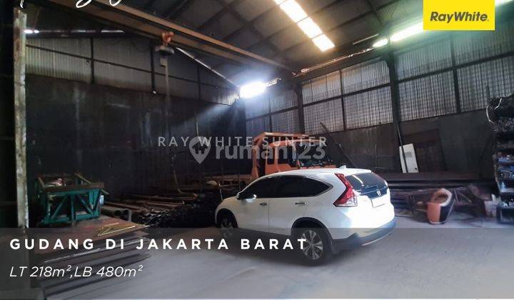 Gudang Murah Pinggirjalan 218 M2 - Jakarta Barat 1