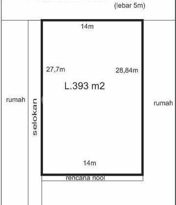 Tanah Matang Siap Bangun SHM 393 m² di Cigadung, Bandung 2