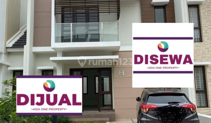 Disewakan Rumah 2 Lantai Semi Furnished di Cluster Burgundy