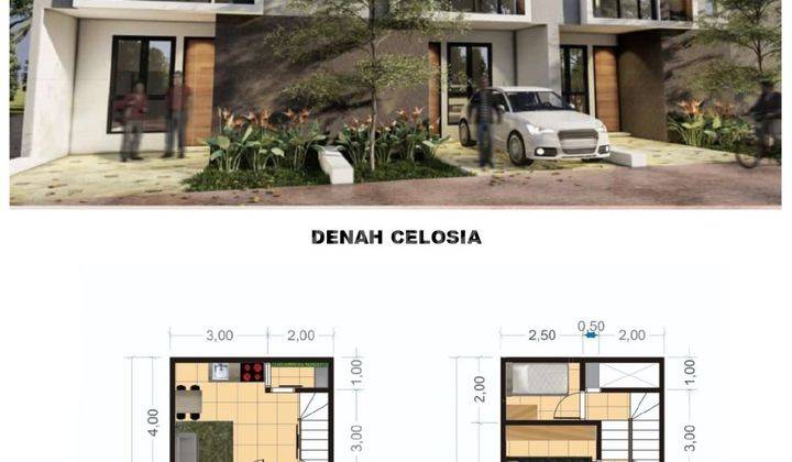 Rumah Dua Lantai Tipe Celosia Dekat Oerr Sangat Strategis  2