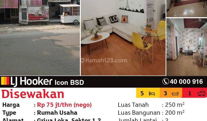 Kontrakan Semi Furnished Di Bsd Griya Loka