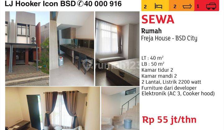 Rumah Full Furnished Siap Huni 2 Lantai 1