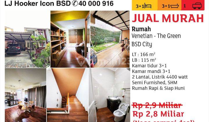 Rumah full furnished cantik dan siap isi 2 Lantai 1