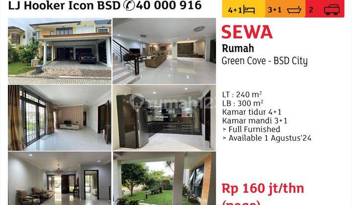 Rumah 2lantai Full Furnished Dekat The Breeze 1