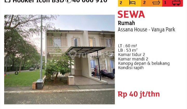 Rumah Rapih 2lantai Di Vanya Park 1