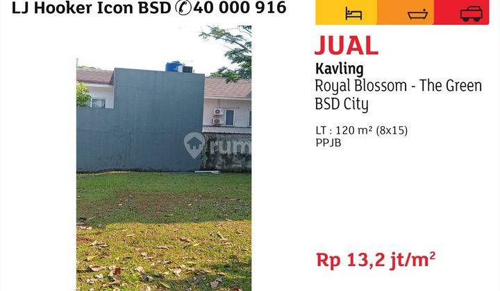 Kavling Hadap Selatan Siap Bangun 120 m² 2