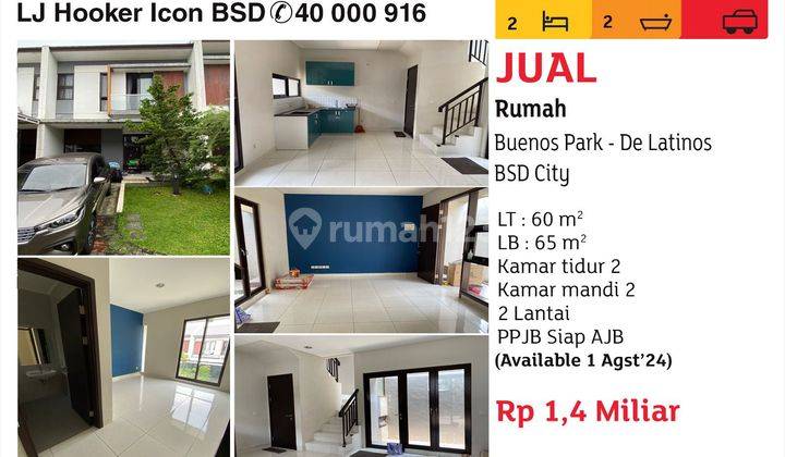 Rumah Mungil 2 Lantai di De Latinos 1