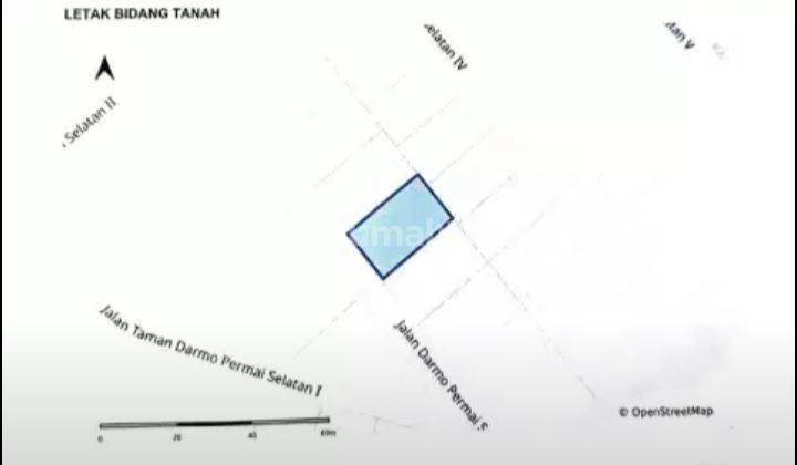 Tanah Lebar 15 Meter Darmo Permai Selatan Dekat Pusat Kuliner  1