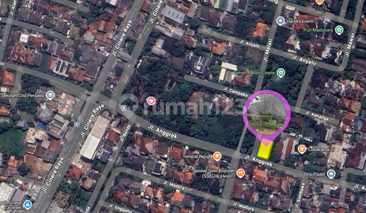 Tanah 1.080 M2 di Cinere, Depok, Jawa Barat Tanah 1.080 M2 di Cinere, Depok, Jawa Barat
