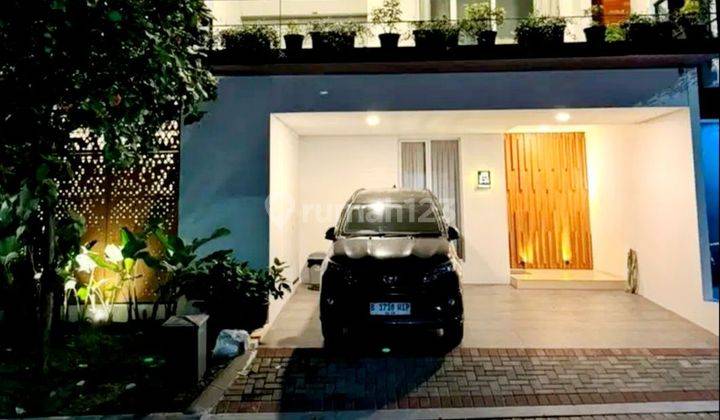 Rumah Hoek Keren Full Furnished Langsung Huni di Bintaro Jaya 1