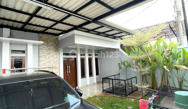 Rumah Cantik Samping Jalan Siap Huni Di Bambu Apus Tangsel 1