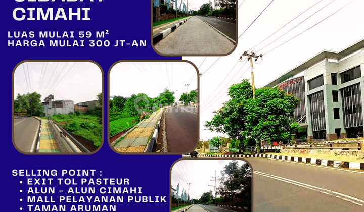 Tanah Murah Mainroad Jl Aruman Cibabat Cimahi 1