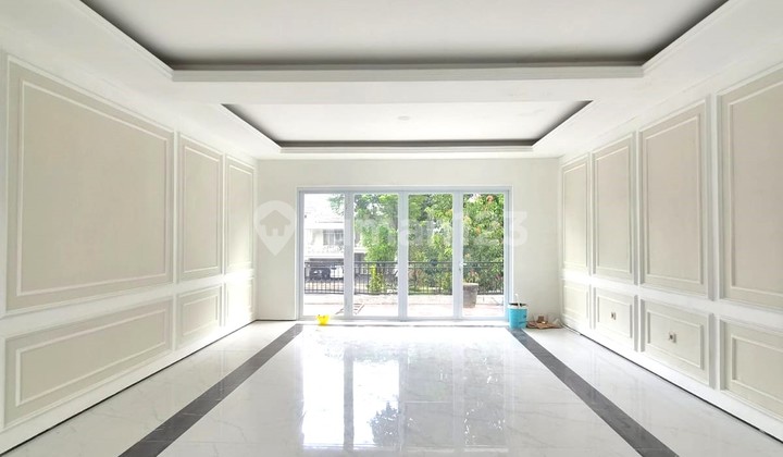 New House in Front of Park in Kebayoran 10278
