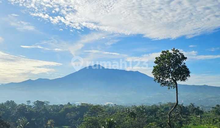 Dijual Tanah Bonus Villa & Kebun di Caringin Bogor View Gunung