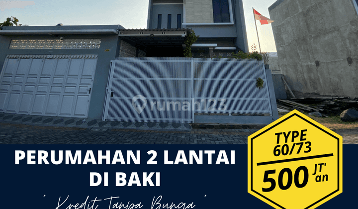 Rumah Murah 500 Jutaan 2 Lantai di Baki 1