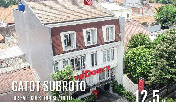 Dijual Guest House hotel 3lantai 24kamar di Gatot Subroto 1