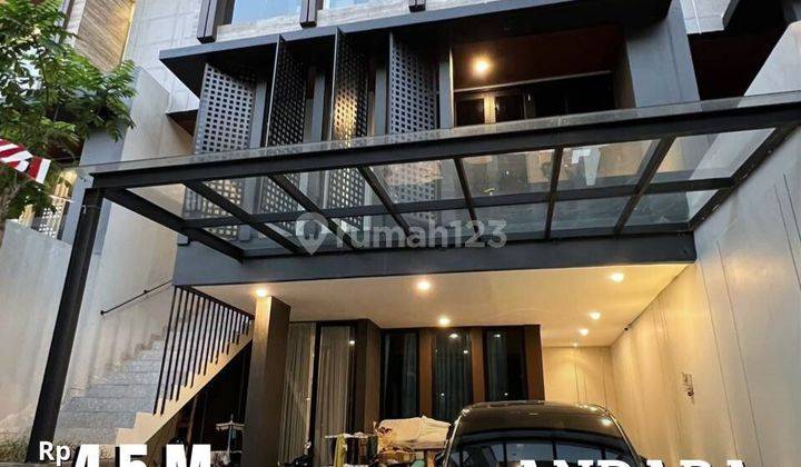 Rumah Mewah Andara 3 Lantai 4Man Fully Furnished Dekat Akses Toll 1