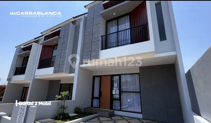 De Cassablanca Residence - Malang Jawa Timur,, Rumah Modern 1lt & 2lt Lokasi Strategis. 5 Menit Dari Tol Malang 2