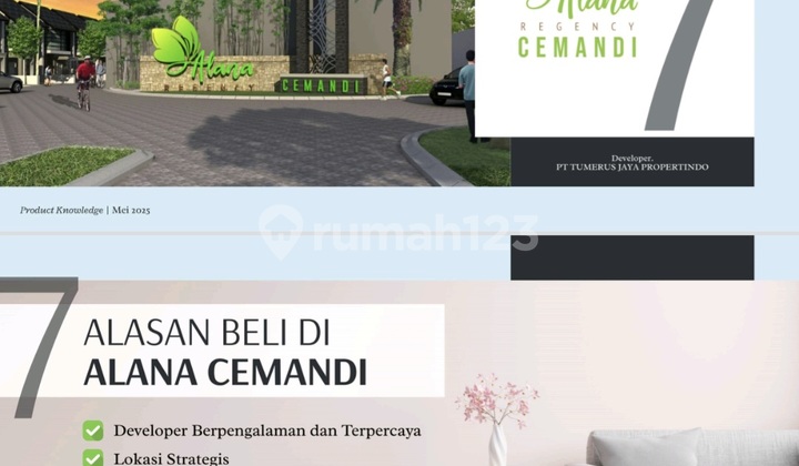 Alana Cemandi Tahap 8 , Rumah 1Lt Minimalis di Cemandi , Sedati - Sidoarjo 2