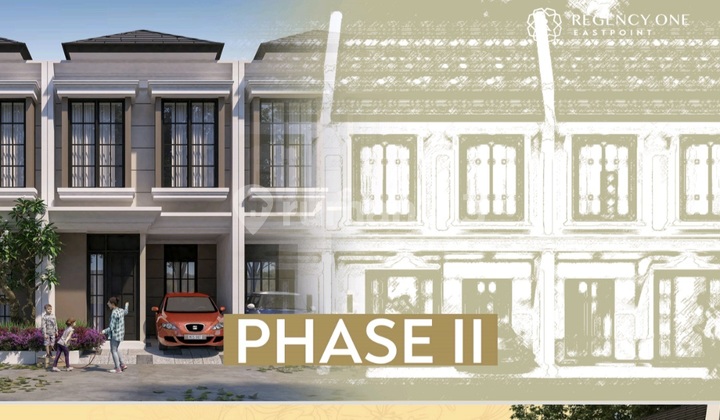 Regency One , Rumah 2lt Modern Di Surabaya Timur. Hanya 1km Dri East Coast Mall. 2