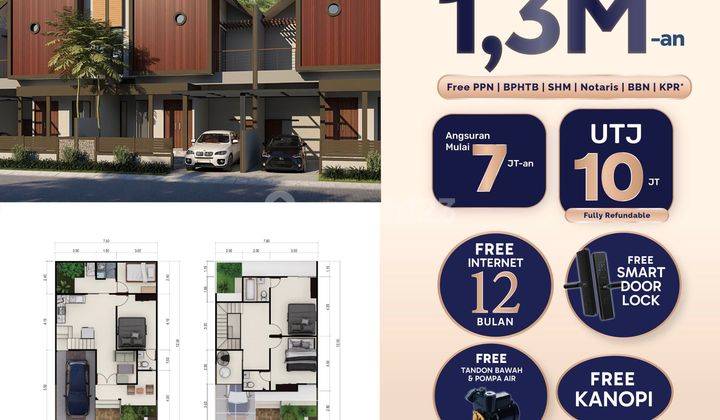 Velvet Juanda Raya , Rumah Minimalis Modern 1lt & 2lt 2