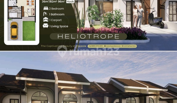 Kraton Superblock Krian , Cluster Freesia. Rumah Modern Di Pusat Kota Krian Sidoarjo