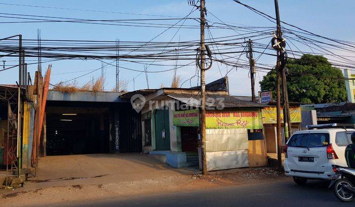 Rumah Tua Kokoh Dijual Pinggir Jalan Utama Lubang Buaya  Halim Taman Mini Jakarta Timur 1