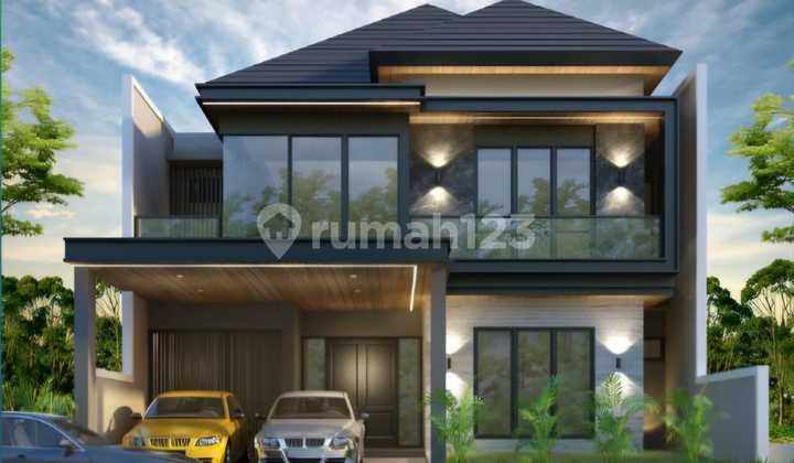 Rumah Mewah Citraland Waterfront Ciamik Gress Modern, Surabaya Barat