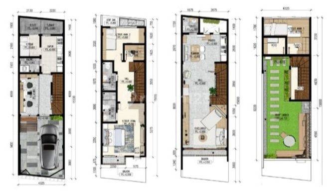 Dijual Cepat Aset Istimewa Dalam Kondisi Tersewa Dua Buah Rumah Baru di Tengah Kota Tebet Dengan Smart Design Concept Dekat Stasiun Ka Cawang Dan Stasiun Ka Tebet Kondisi Fully Furnished 2