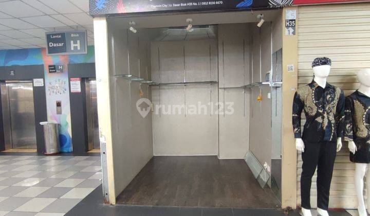 Dijual Murah Kios di Thamrin City Lantai Dasar Dekat Lift Kondisi Tersewa 1