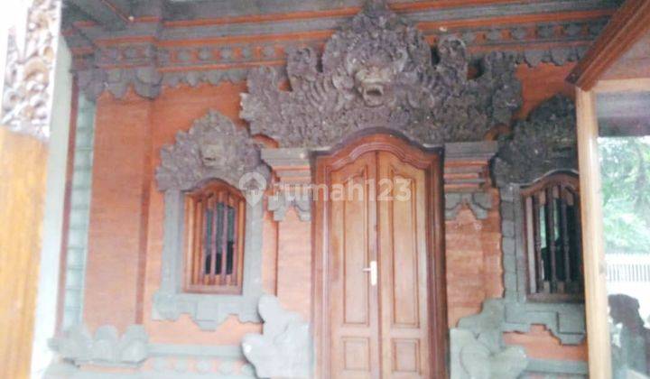 JUAL MURAH Tanah di Pinggir Jalan Raya Bonus Rumah Galeri Bali 1